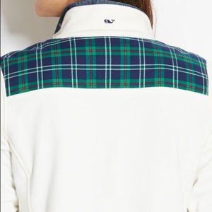 Vineyard Vines White and Tartan Plaid Shep Shirt
